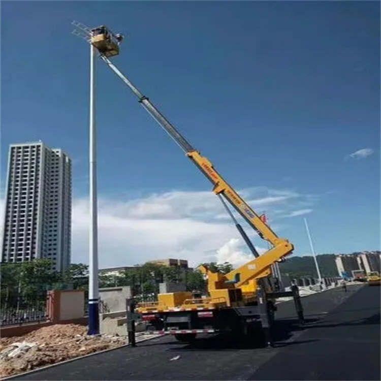 绵阳维修路灯的曲臂升降车出租